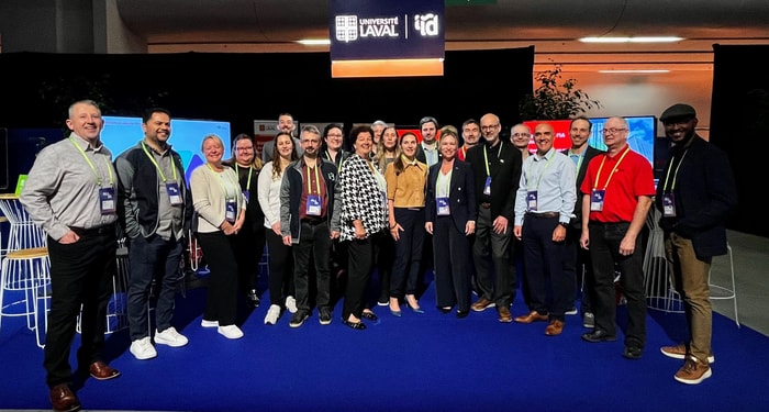 La délégation de l’Université Laval / IID présente à ALL IN 2025.